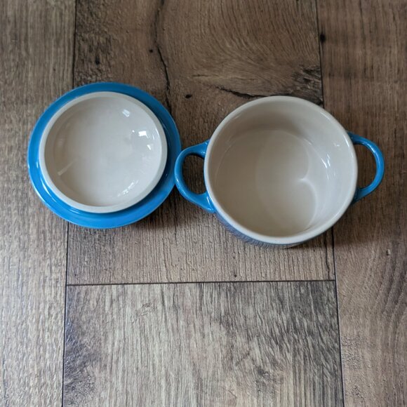 NWT 8 Ounce Le Creuset Mini Cocotte in Lapis - Picture 3 of 6